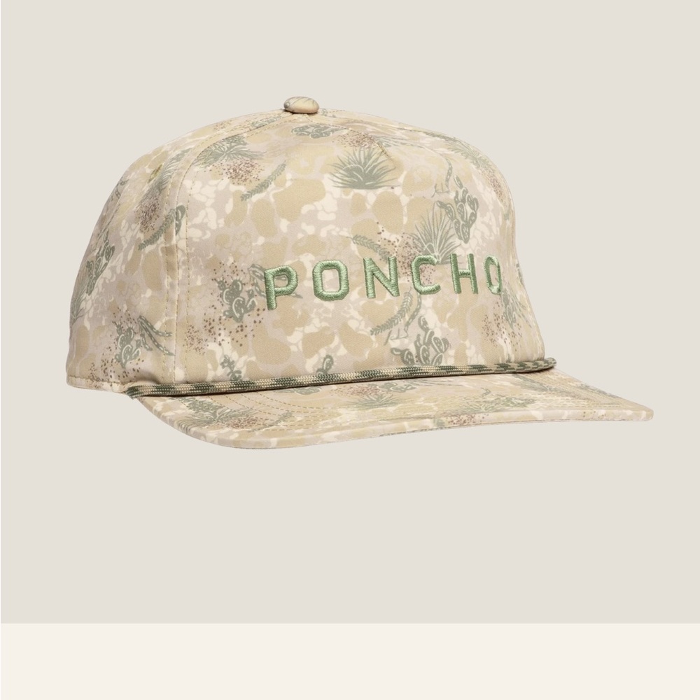 Floral Patterned Cap with Adjustable Strap